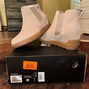 Sorel Light Beige Ankle Boots